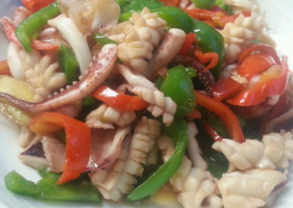 炒鱿鱼加什么调料