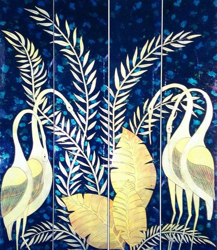 银箔漆(油漆颜色大全色板图片)