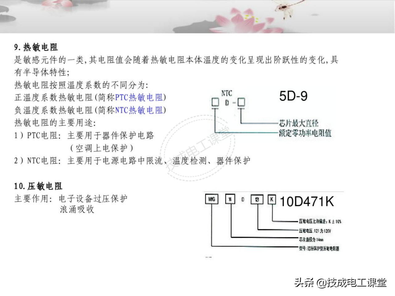电子元件基础知识（电子元件基础知识图解）