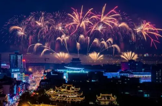 2021国庆节橘子洲头有烟花吗
