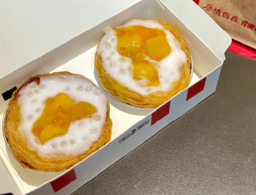肯德基芒芒杨枝甘露蛋挞好吃吗