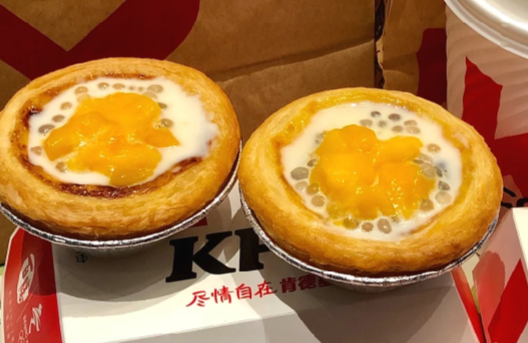肯德基芒芒杨枝甘露蛋挞好吃吗