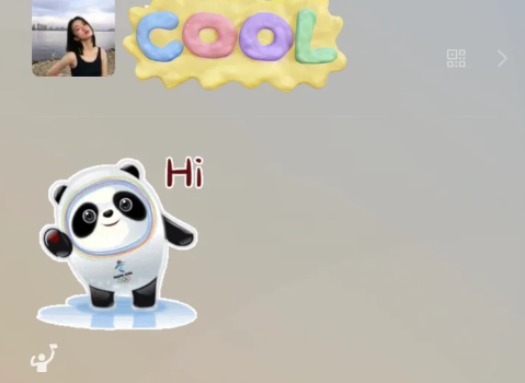 微信状态冰墩墩怎么弄的