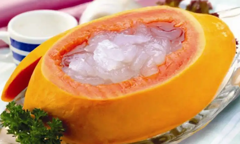 木瓜牛奶雪蛤牛奶什么时候放进去比较好