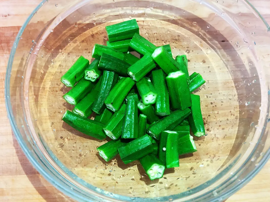 秋葵没焯水已经切好了怎么办