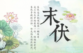 2022年末伏最后一天是几月几号