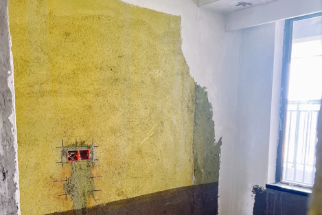 墙面拉毛用108胶还是用墙固