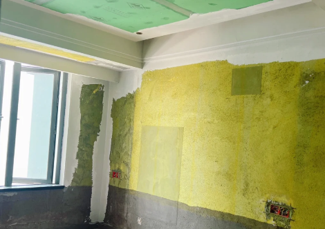 墙面拉毛用108胶还是用墙固