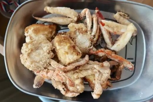炸梭子蟹可以用红薯淀粉吗