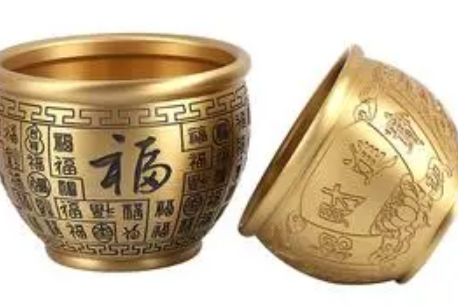 纯铜百福缸里面放什么旺财