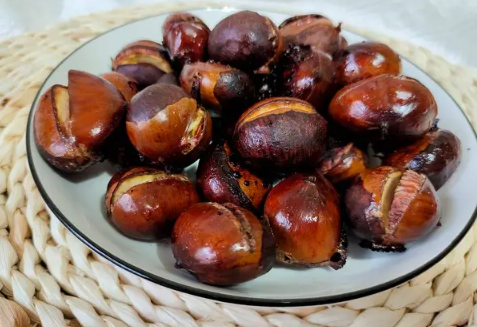 空气炸锅烤板栗是开口还是闭口好