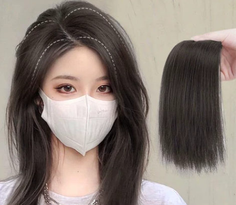 女生短发用假发片买一片式的还是三片式的好