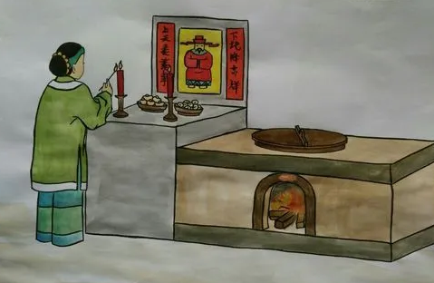 2023小年贴灶神旧的要烧掉吗