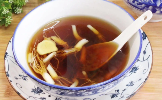 生姜葱白红糖水的功效与作用