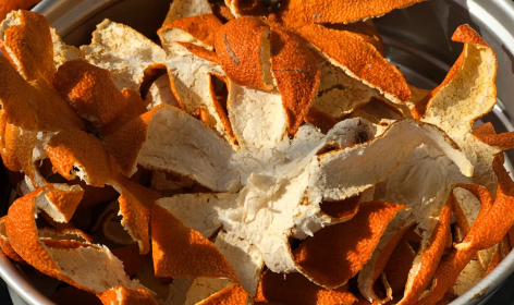 自己晒的橘子皮有用吗