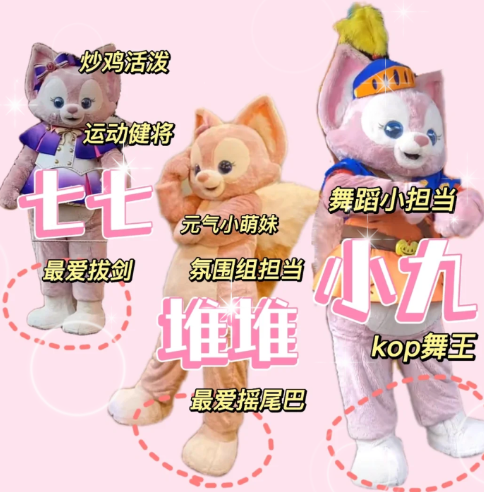 迪士尼玲娜贝儿扮演者有几个