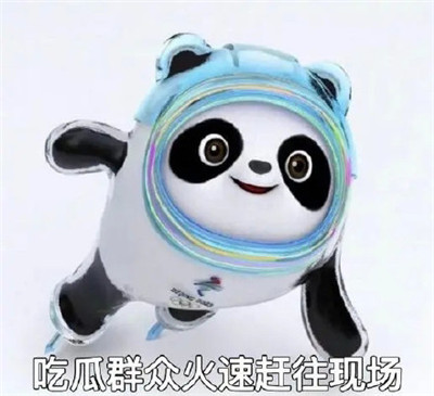 冰墩墩表情包可爱图片2021