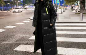 中长款羽绒服充绒量105克薄吗